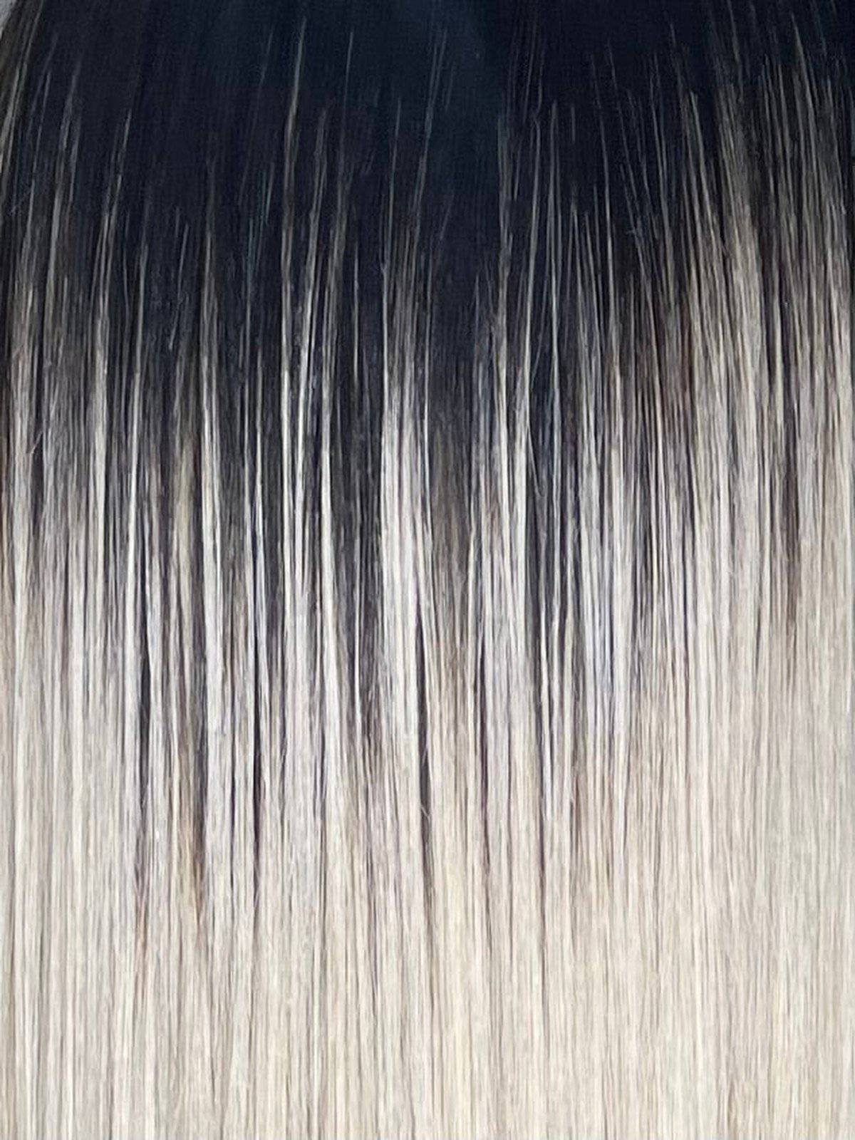 Weft White Blonde #4/12 Rooted